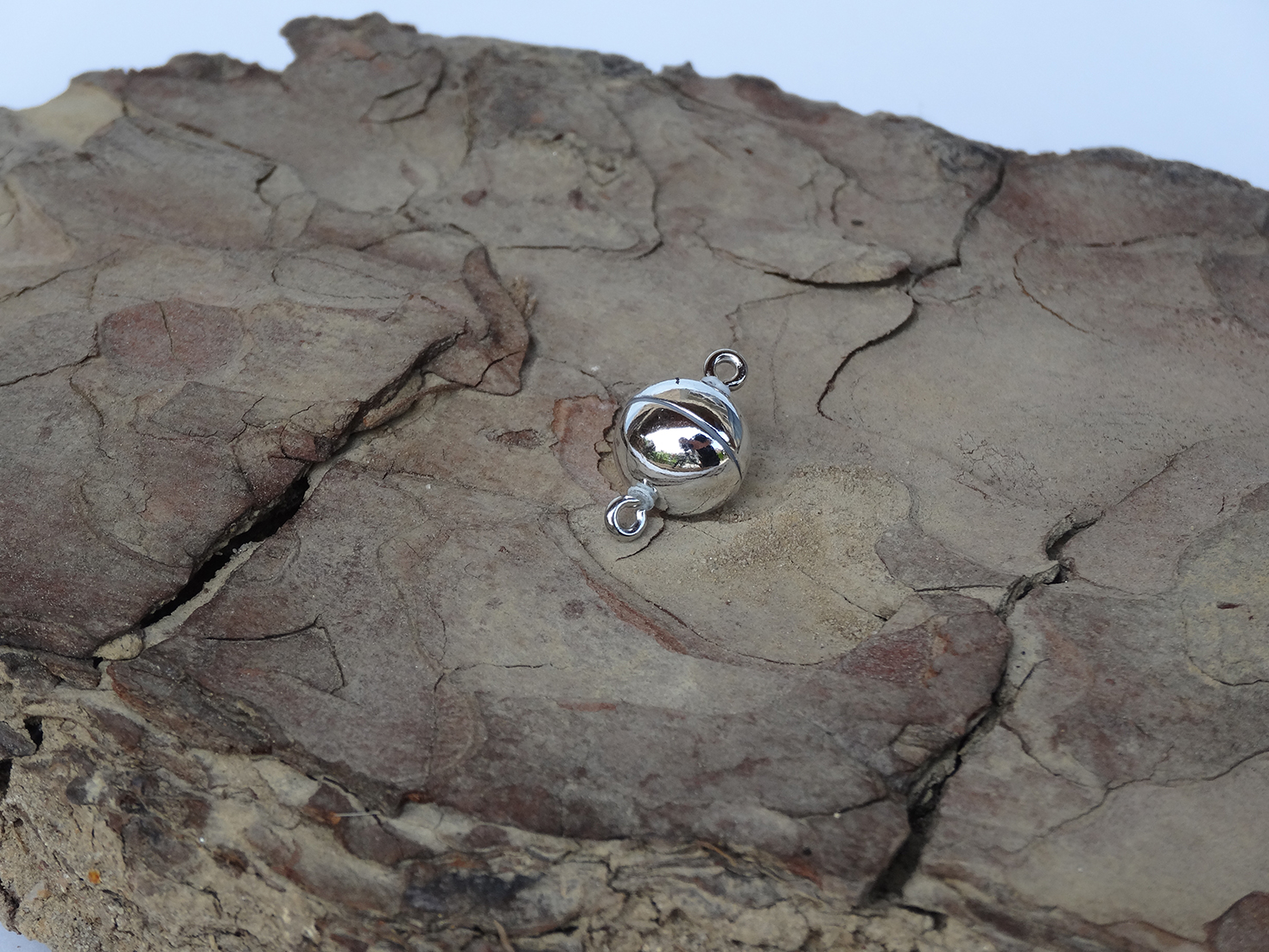 Magnetverschluss D.10mm silber glanz