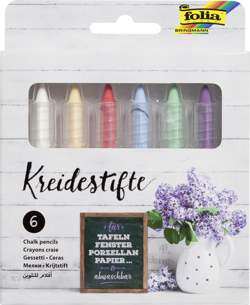 Kreidestifte Set 6 Farben