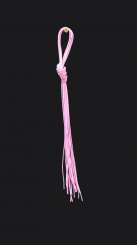 Ziegenleder-Riemchen rosa 10 Stk.