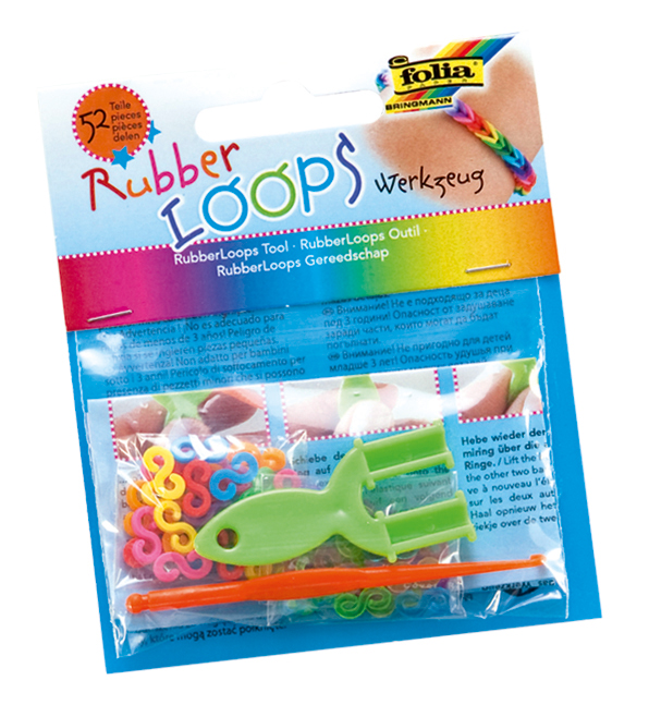 Rubber Loops Werkzeug/Clips/H&#228;k.