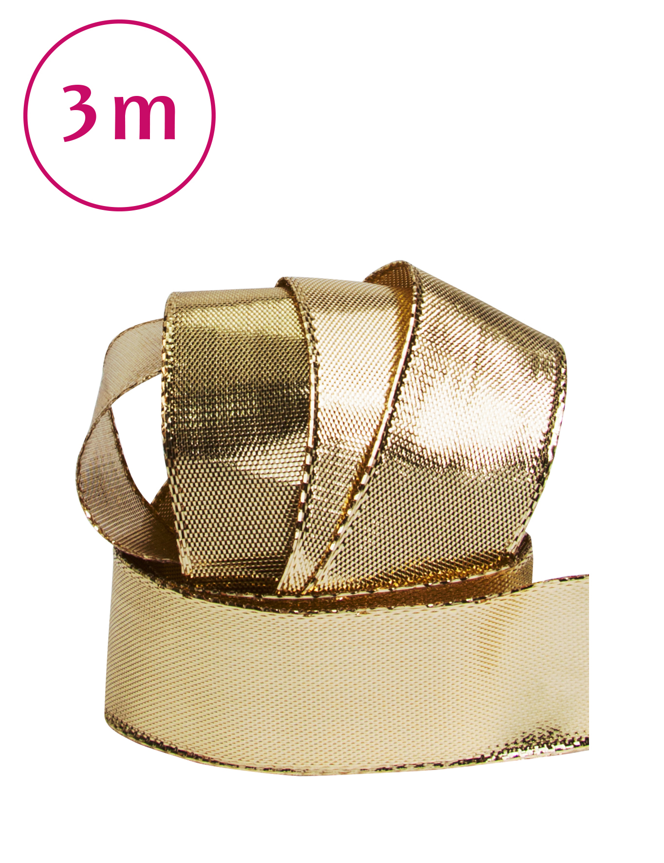 Band gold Draht / 3m 25mm