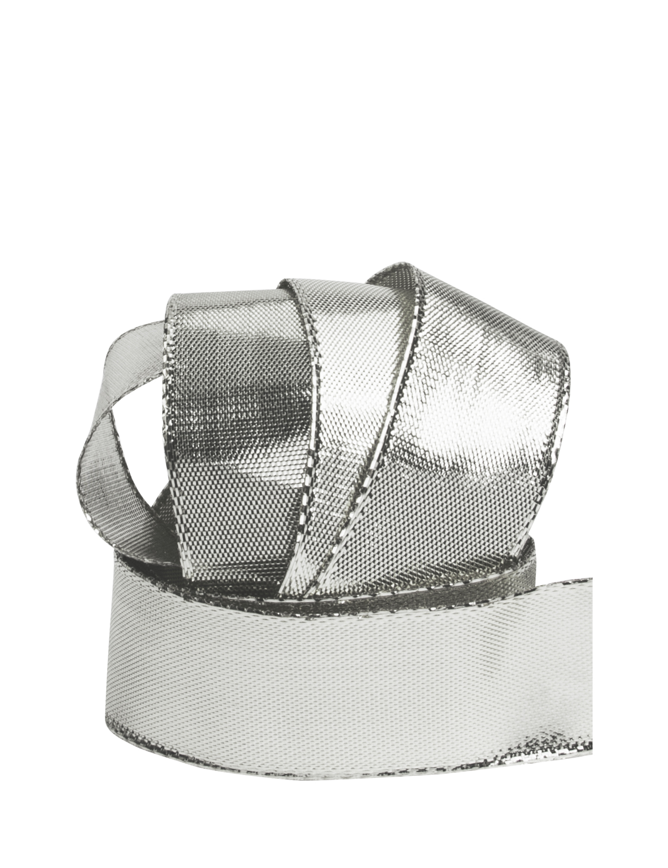 Band silber Draht / 3m 25mm