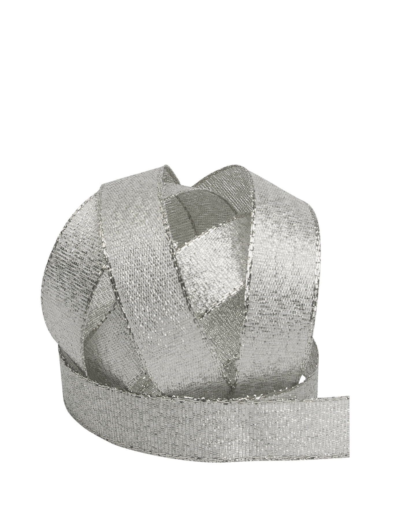 Band Lurex silber-grau 15mm x 25m