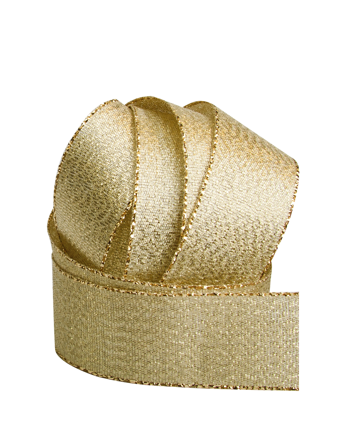Band Lurex gold-gelb 25mm x 25m