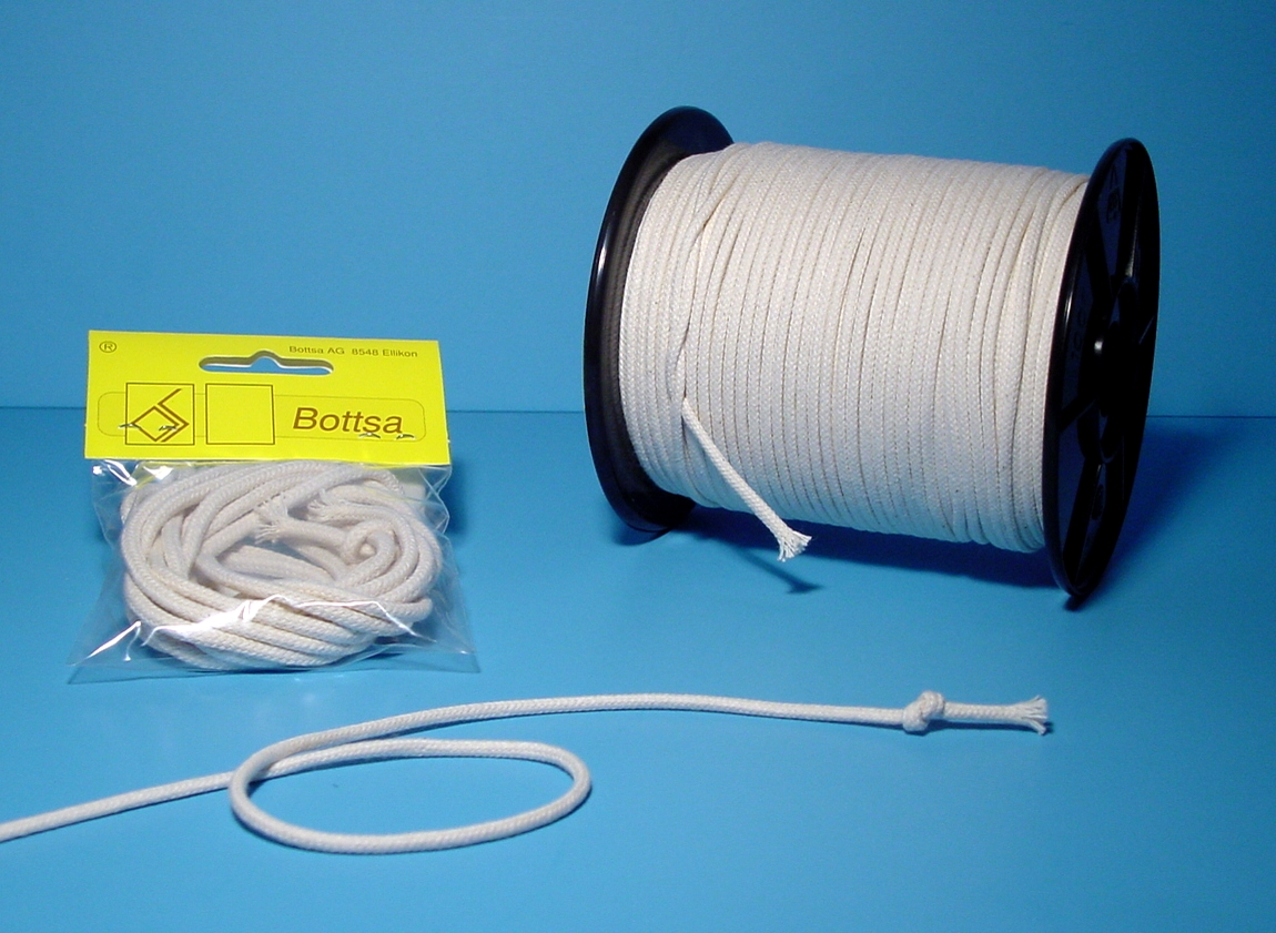 Dochten f&#252;r  5- 7cm Kerzen 2,5m