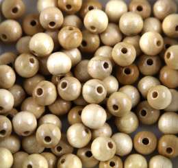Holzperlen  4mm 200St natur