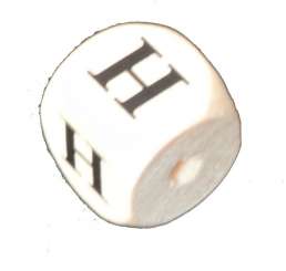 Holzbuchstabenw&#252;rfel H 10 Stk. 10mm 