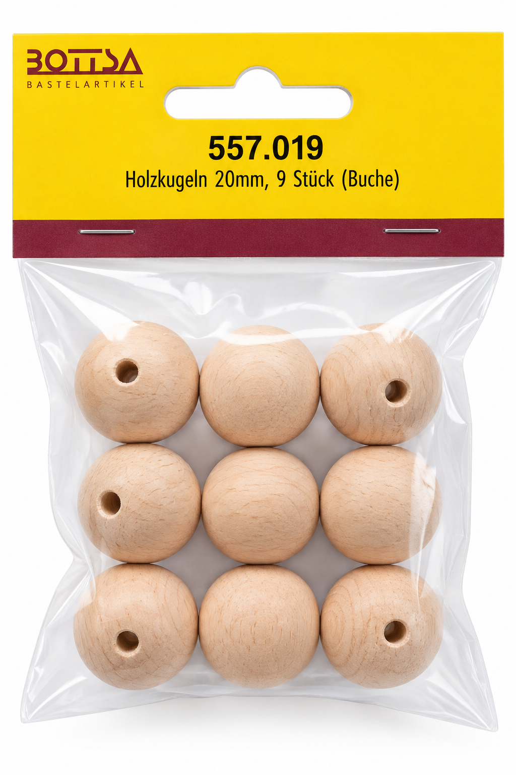 Holzkugeln 20mm 9 Stück 