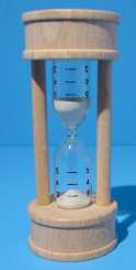 Sanduhr Holz 3 Min D 40mm / H 96mm