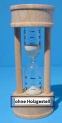 Sanduhrglas mit Skala 7cm/D 16mm
