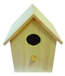 Vogelhaus Holz natur 210 x 130 x 110mm
