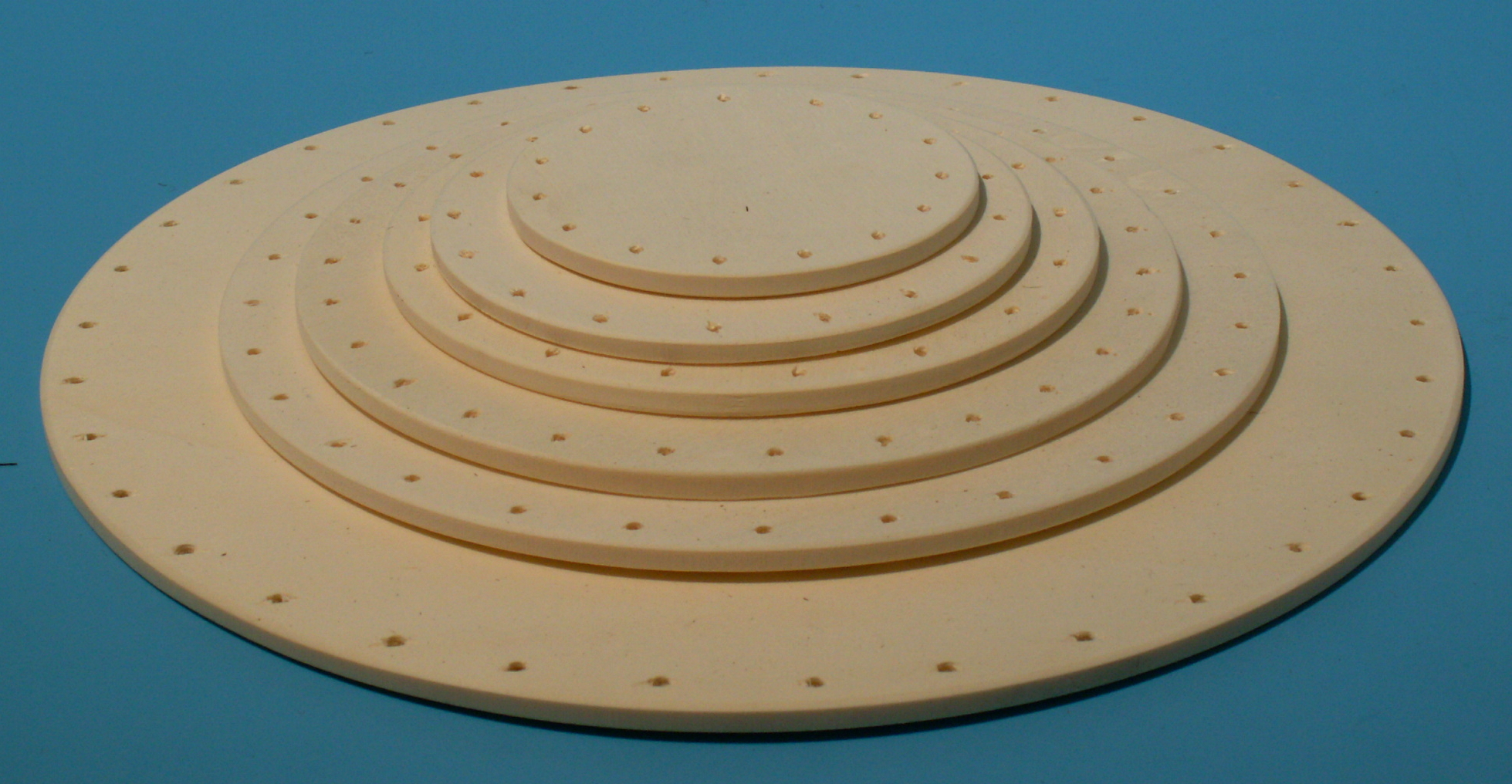 Peddigrohrb&#246;deli rund 8cm