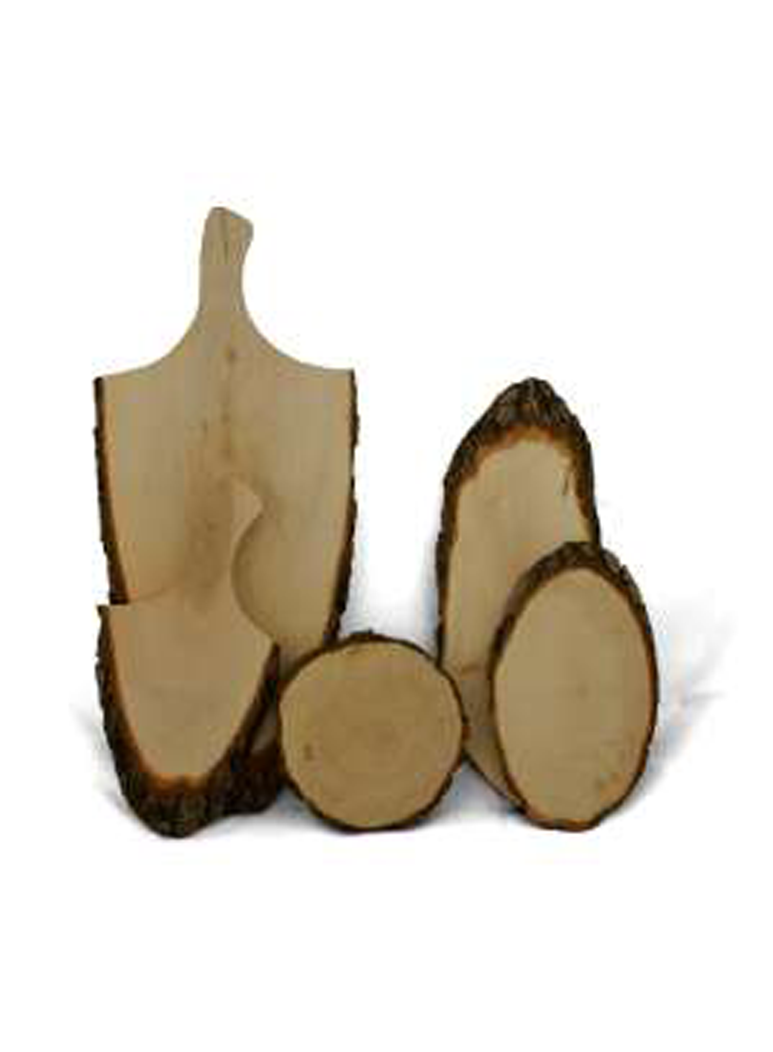 Rindenbrett oval 80x27 x 2,5cm