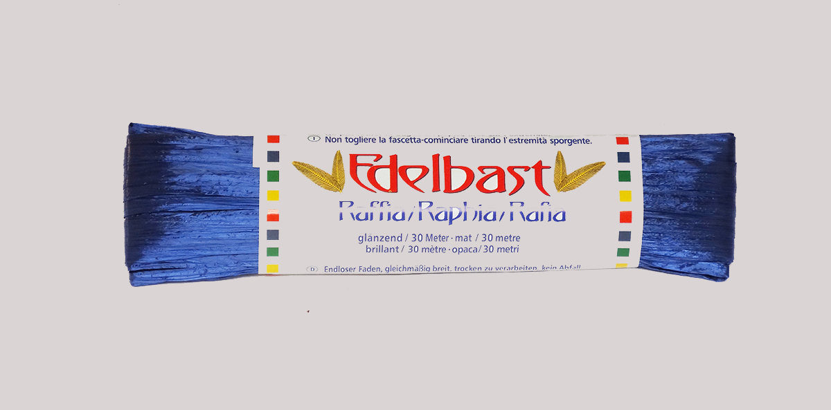 Edelbast glanz 30m blau