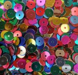 Pailletten  6mm multi-color