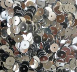 Pailletten  6mm silber