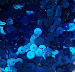 Pailletten  6mm blau