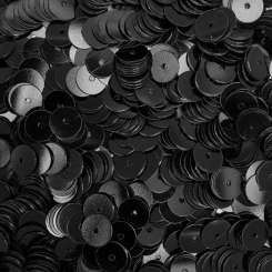 Pailletten  6mm schwarz