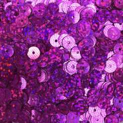 Pailletten  6mm Glitter pink