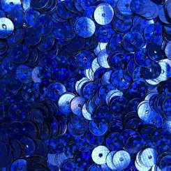Pailletten  6mm Glitter blau
