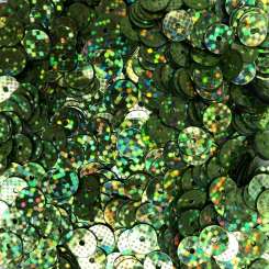 Pailletten  6mm Glitter hellgr&#252;n
