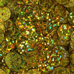 Pailletten 10mm Glitter gold