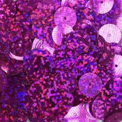 Pailletten 10mm Glitter pink