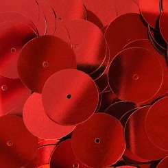 Pailletten 15mm rot