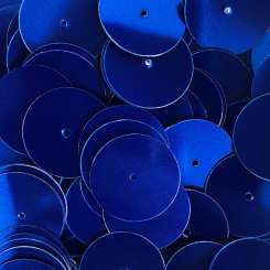 Pailletten 15mm blau