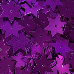Stern-Pailletten 15mm violett