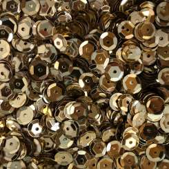 Sch&#252;sselpailletten  6mm gold