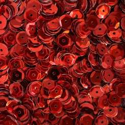 Sch&#252;sselpailletten  6mm rot