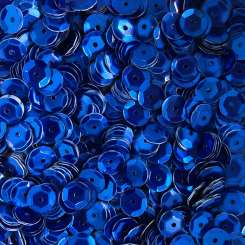 Sch&#252;sselpailletten  6mm blau