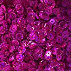 Sch&#252;sselpailletten  6mm Glitter pink