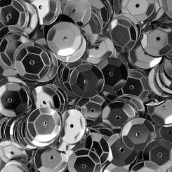 Sch&#252;sselpailletten 10mm silber
