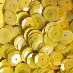 Sch&#252;sselpailletten 10mm gelb
