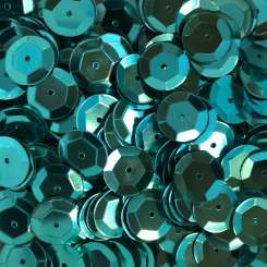 Sch&#252;sselpailletten 10mm t&#252;rkis