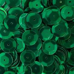 Sch&#252;sselpailletten 10mm gr&#252;n