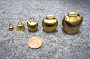 Kuhglocken Messing 26mm 5 St