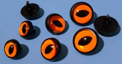Eulenaugen Plexi m.&#214;se 12mm 10 Stk