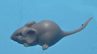 Maus 2,8cm grau 50 Stk