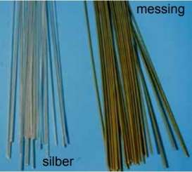 Silberdraht      1.0mm/30cm 25St