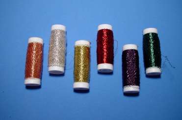 Bouillondraht Spule 45m blau