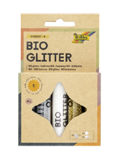 BIO Glitter Mix STARDUST 5 Tuben &#224; 7g,2xgold,2xsilber,1xwei&#223;