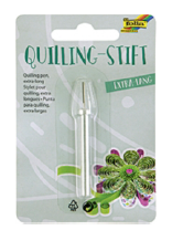 Quilling-Stift LANG,aus Aluminium 16mm Spitze