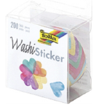Washi-Sticker HERZEN 200 Stk. auf Rolle