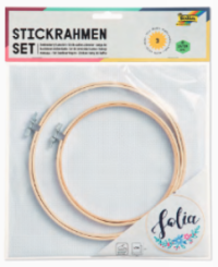 Stickrahmen Set SMALL, 2 St&#252;ck Durchmesser 10 und 15cm