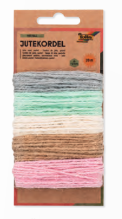 Jutekordel PASTELL, 20m