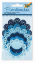 Filzr&#228;hmchen blau 7-10cm Durchmesser