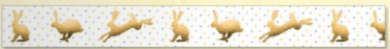 Washi Tape Ostern Hase Gold